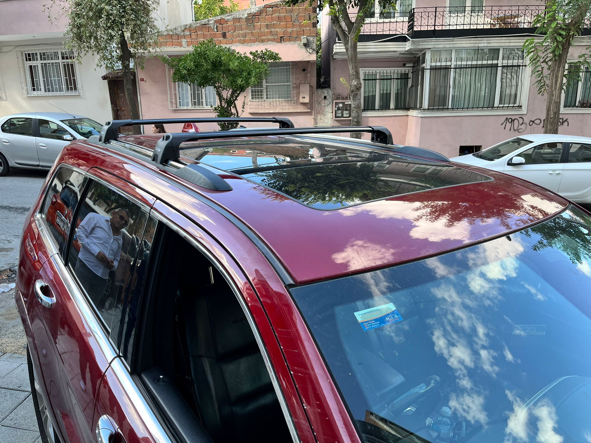 For Jeep Grand Cherokee WK2 2011-2021 Roof Rack Cross Bars Flush Rail Alu Silver For Jeep Grand Cherokee WK2 2011-2021 Roof Rack Cross Bars Flush Rail Alu Silver